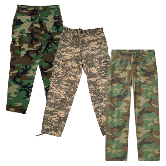 50x ARMY CAMOUFLAGE-BUKSER